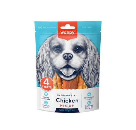 Wanpy Tavuklu Karışık K&ouml;pek &Ouml;d&uuml;l&uuml; 150g