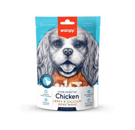 Wanpy Kalsiyumlu Ger&ccedil;ek Tavuk 100 gr CE-16H K&ouml;pek &Ouml;d&uuml;l&uuml;